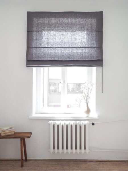 Rimska zavjesa šir. 120 cm Heavy Linen 10 boja