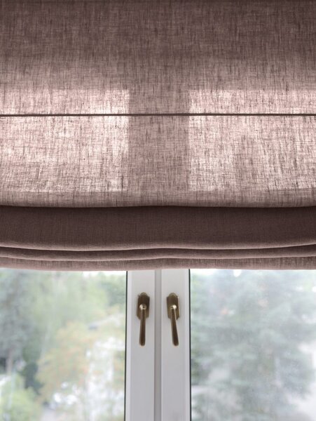 Rimska zavjesa šir. 100 cm Heavy Linen 10 boja