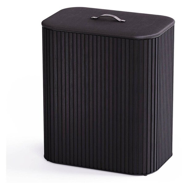 Crna bambusova košara za rublje 3x30 l Tota Trio Luxe – Joseph Joseph