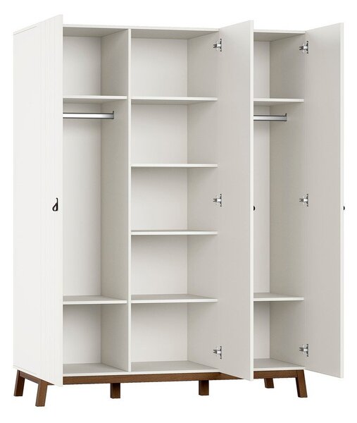 Bež dječja garderoba 149x196x58 cm Sezane – Vipack
