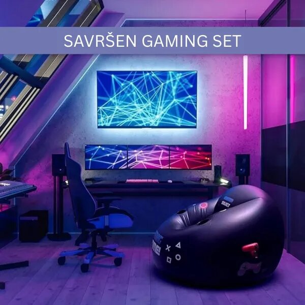 Gaming fotelja s držačem za čašu - hit proizvod