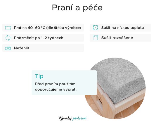 Plahta od frotira za dječiji krevetic marelica 60x120 cm