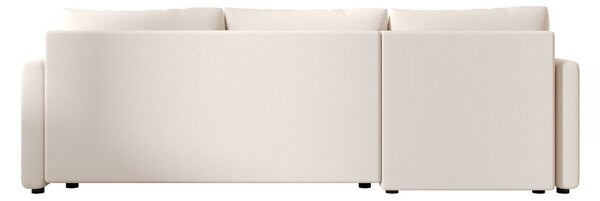 Razvlačna kutna garnitura L VENORIA 220x143 cm, krem + 2 jastuka GRATIS, univerzalna
