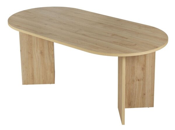 Blagovaonski stol u dekoru hrasta 89,5x180 cm Sablin – Kalune Design