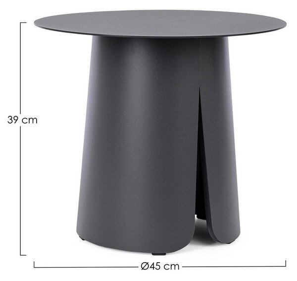 Okrugao vrtni stolić aluminijski ø 45 cm Bryan – Bizzotto
