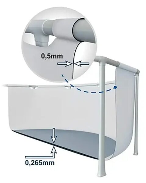 Montažni bazen Intex 3.05 m x 76 cm premium set