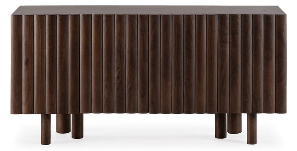 Smeđa komoda od masivnog manga 160x80x40 cm Tamira – MOME