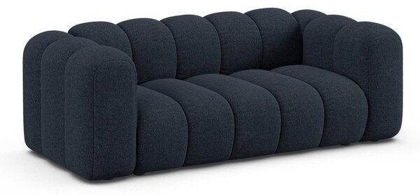 Tamno plava sofa od šenila 200 cm Lupine – Micadoni