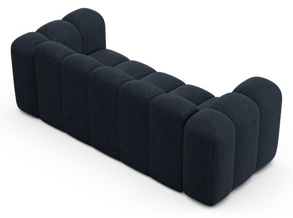 Tamno plava sofa od šenila 200 cm Lupine – Micadoni