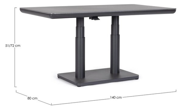 Vrtni stol aluminijski 80x140 cm Miguel – Bizzotto