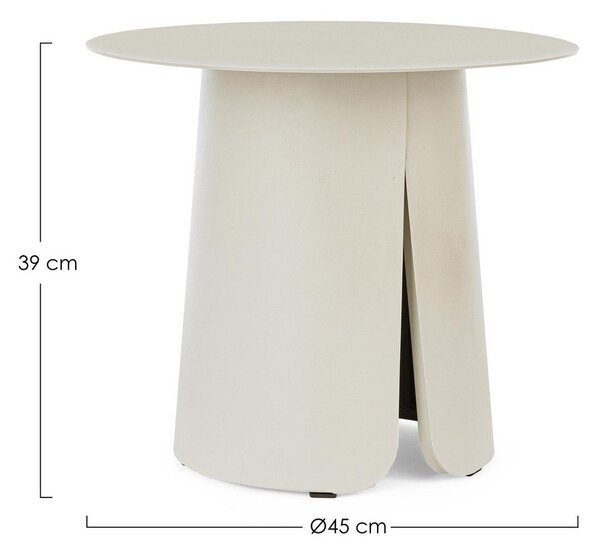 Okrugao vrtni stolić aluminijski ø 45 cm Bryan – Bizzotto