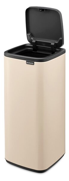 Bež željezna kanta za smeće na dodir 30 l Bo Touch – Brabantia