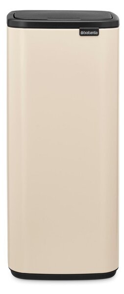Bež željezna kanta za smeće na dodir 30 l Bo Touch – Brabantia