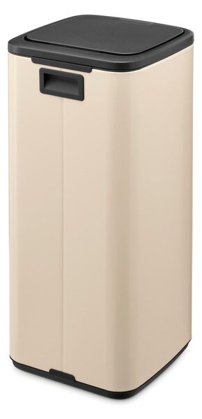 Bež željezna kanta za smeće na dodir 30 l Bo Touch – Brabantia
