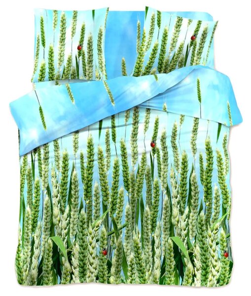 Posteljina od mikrovlakana POSANA zelena Dimenzije posteljine: 2 kom 70 x 80 cm | 160 x 200 cm