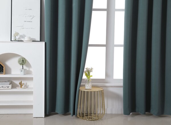 Petrol plava zavjesa OXFORD 140x250 cm Sistem za vješanje: Traka za nabiranje