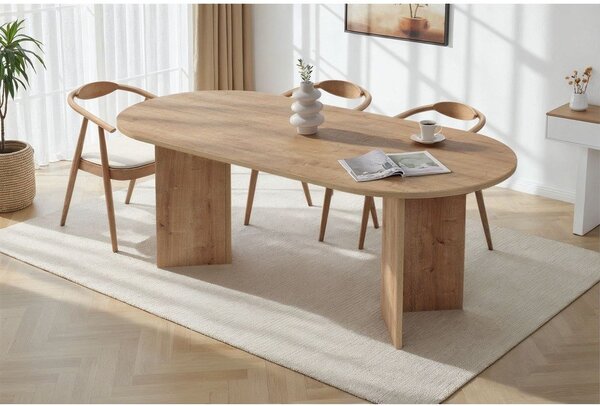 Blagovaonski stol u dekoru hrasta 90x200 cm Sabella – Kalune Design
