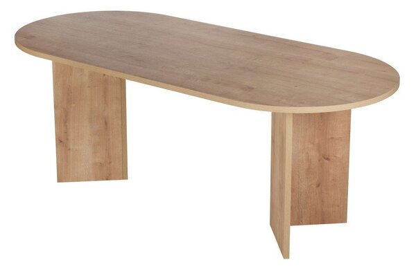 Blagovaonski stol u dekoru hrasta 90x200 cm Sabella – Kalune Design