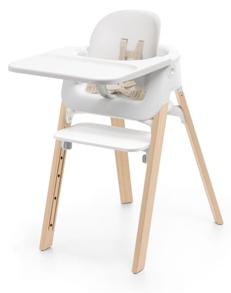 STOKKE hranilica Steps white/natural
