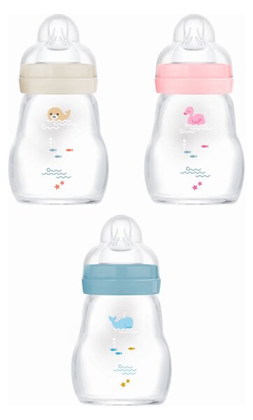 MAM staklena bočica Feel good 170ml sort
