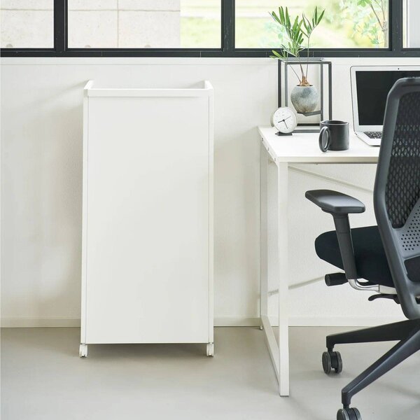 Bijeli metalni regal na kotačima 42x84,5x32 cm Tower – YAMAZAKI