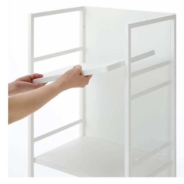 Bijeli metalni regal na kotačima 42x84,5x32 cm Tower – YAMAZAKI