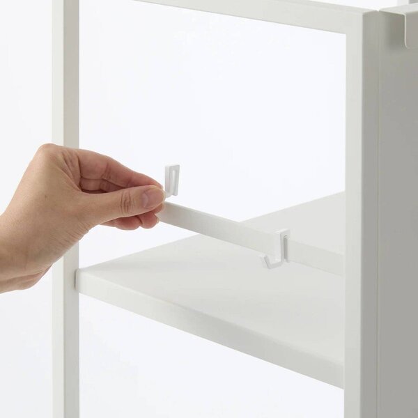 Bijeli metalni regal na kotačima 42x84,5x32 cm Tower – YAMAZAKI