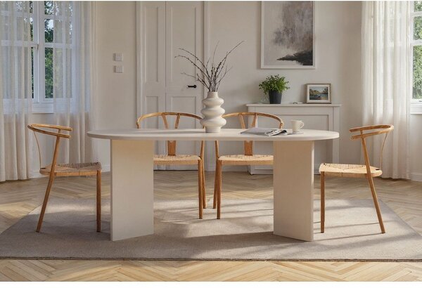 Blagovaonski stol u polusjajnom dekoru 89,5x180 cm Sablin – Kalune Design