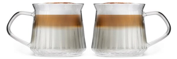 Šalice u setu 2 kom za cappuccino/s dvostrukom stijenkom 320 ml Mia – Vialli Design