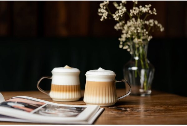 Šalice u setu 2 kom za cappuccino/s dvostrukom stijenkom 320 ml Mia – Vialli Design