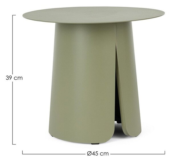 Okrugao vrtni stolić aluminijski ø 45 cm Bryan – Bizzotto