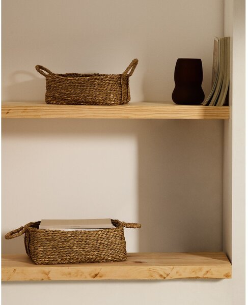Košare u setu 2 kom od vodenog zumbula 34x24x19 cm Milly – Kave Home