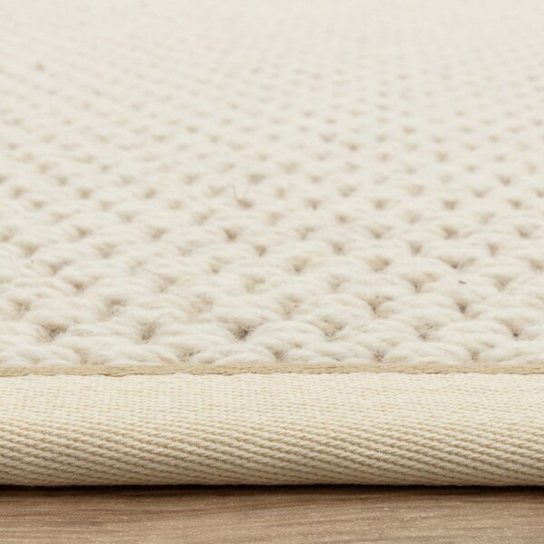 Krem obostrani/ručno rađen tepih od mješavine vune 80x160 cm Korra Double Loop – Asiatic Carpets