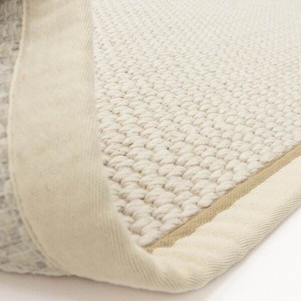 Krem obostrani/ručno rađen tepih od mješavine vune 80x160 cm Korra Double Loop – Asiatic Carpets