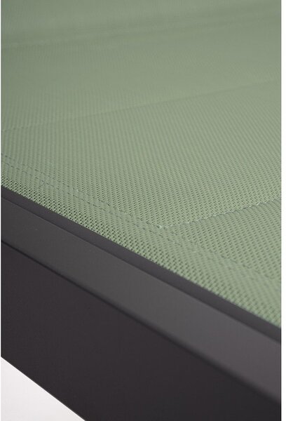 Zelena metalna vrtna ležaljka Hilde – Bizzotto