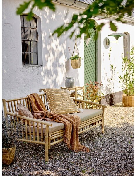 Bež/u prirodnoj boji vrtna sofa od bambusa Sole – Bloomingville