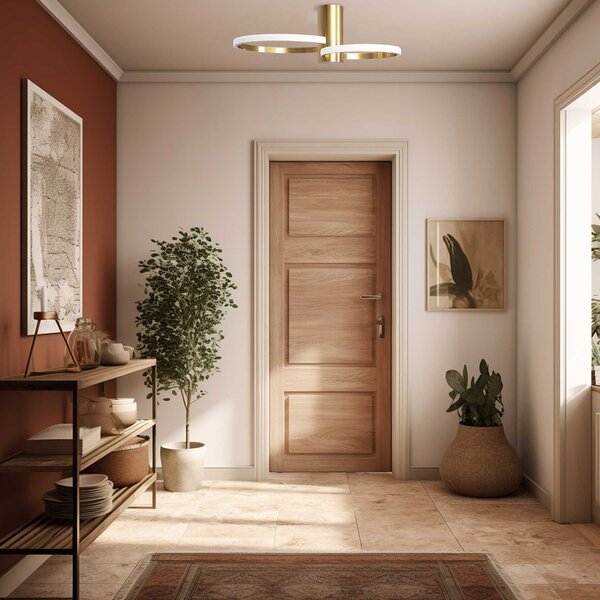 Kristalna stropna svjetiljka zlatna APP1403-CW Brush Gold