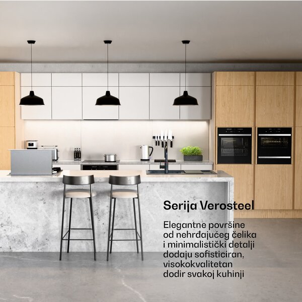 Klarstein Verosteel samostojeća perilica posuđa | Minimalistička, kompaktna, elegantna | EEC B | 45 cm