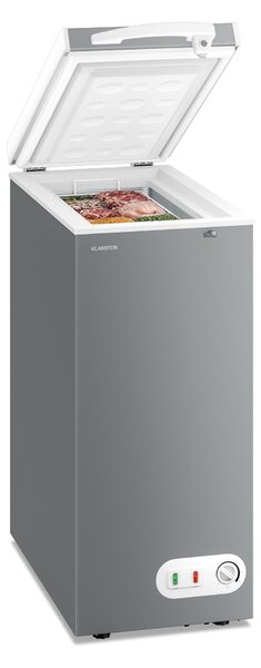 Klarstein Iceblokk zamrzivačka škrinja | 51 l | 85 cm | -18°C do -22°C | 4 zvjezdice | Srebrna