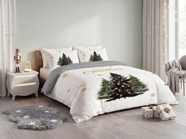 3D posteljina od mikrovlakana MERRY TREES bijela Dimenzije posteljine: 2 ks 70 x 90 cm | 140 x 200 cm
