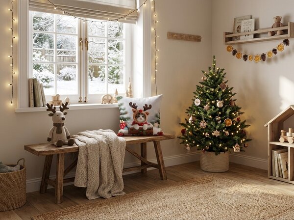 3D jastučnica od mikrovlakana RUDOLPH KITTEN 45x45 cm, šarena