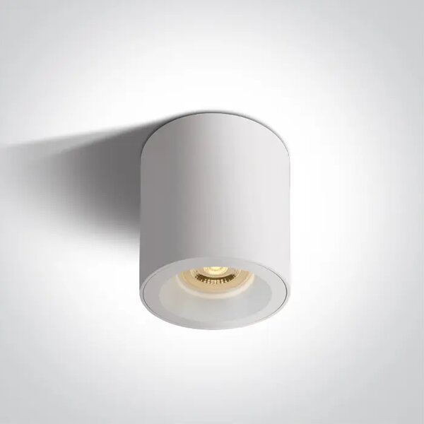 BIJELA STROPNA SVJETILJKA GU10 10W DARK LIGHT DM12105D1/W