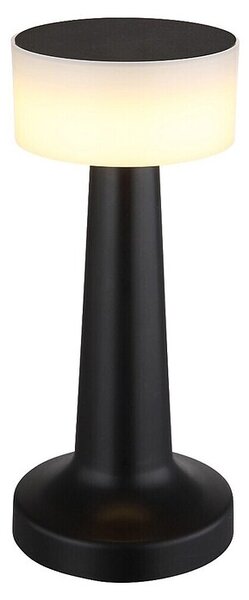 Globo Punjiva stolna svjetiljka Angelika (1,2 W, Ø x V: 90 x 215 mm, IP20, Crna)