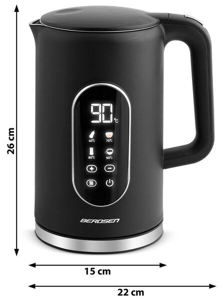 Kuhalo za vodu 1,7l Berdsen BD-712 silver