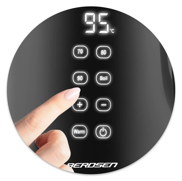Kuhalo za vodu 1,7l Berdsen BD-707 crni