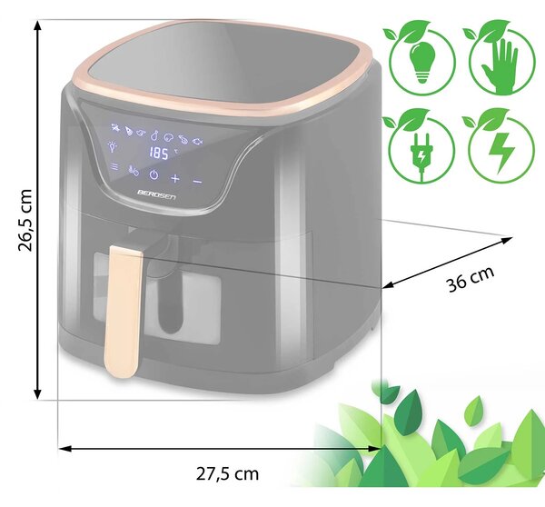 Air fryer BD-652 rose gold