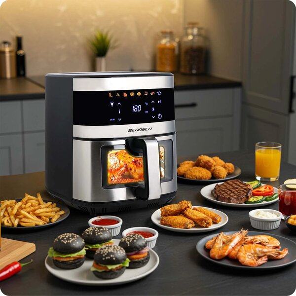 Air fryer Berdsen BD-656 srebrna