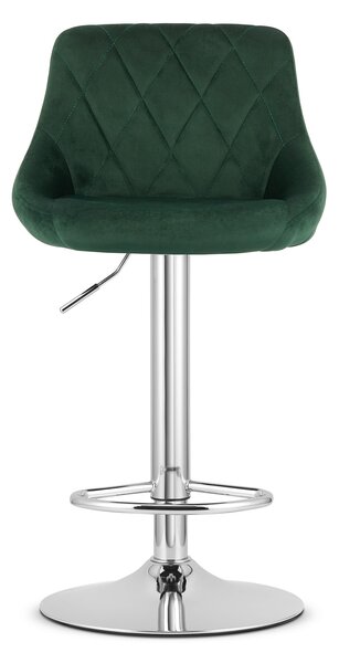 Barska stolica - Kast zelena chrome - 1 komad