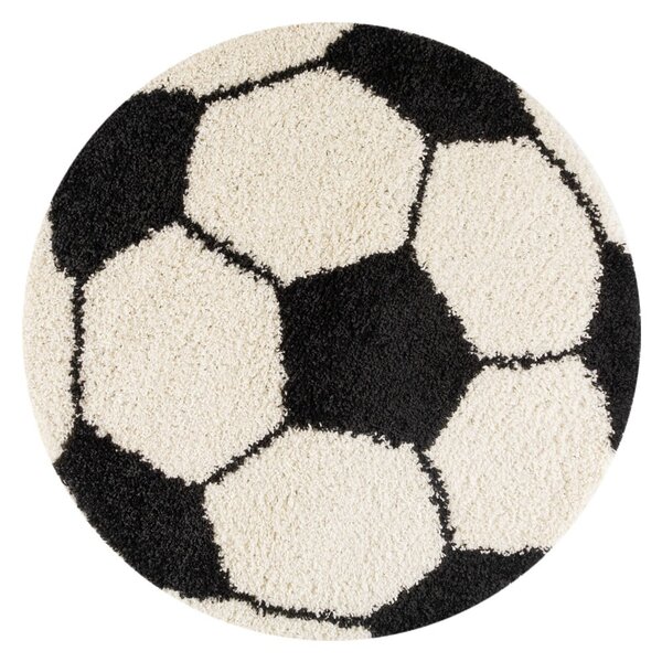 Crni/krem dječji tepih ø 100 cm Fun – Ayyildiz Carpets
