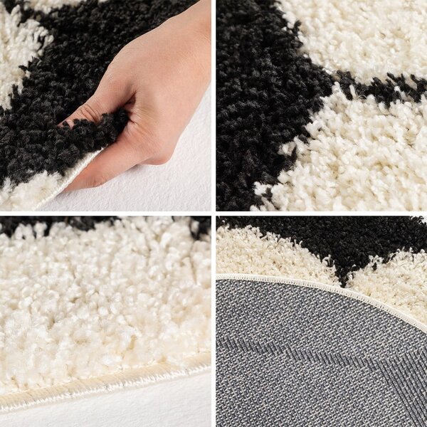 Crni/krem dječji tepih ø 100 cm Fun – Ayyildiz Carpets